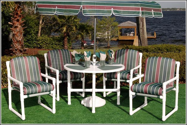 Pvc Patio Furniture And Outdoor Deck, Pvc Pipe Outdoor Furniture Plans